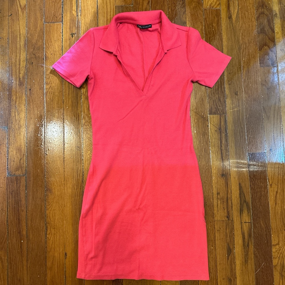 Hot Pink Polo Dress